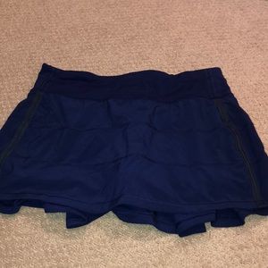 Navy blue tennis skirt